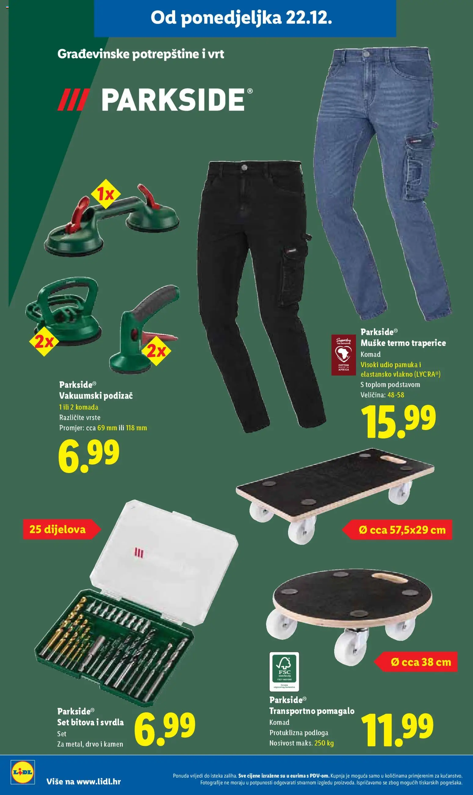 Lidl katalog | vrijedi od 18.12.2025 | Stranica: 52 | Proizvodi: Traperice, Parkside