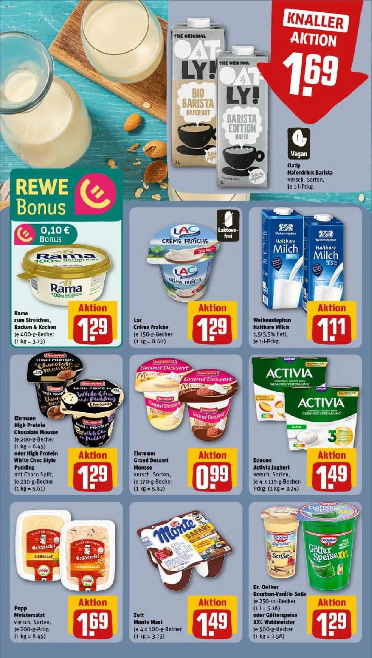 Rewe prospekt Buxtehude	 - gültig ab dem 20.07.2025 | Seite: 13 | Produkte: Joghurt, Ehrmann grand dessert, Haltbare milch, Creme