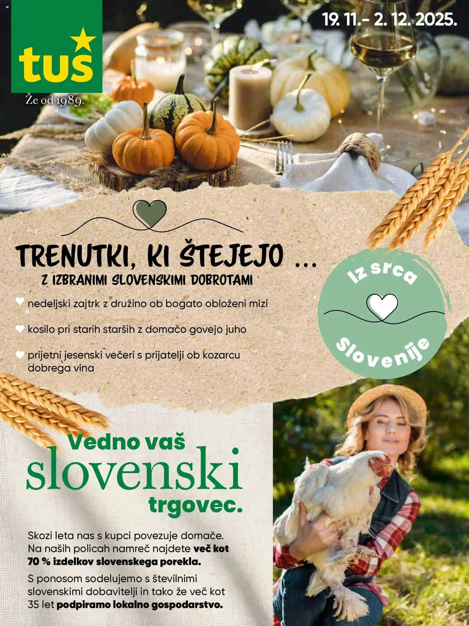 Novi Tuš katalog ponudbe – veljaven od 19.11.2025 | Stran: 1