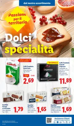 Volantino Lidl del 21.07.2025 | Pagina: 6 | Prodotti: Crema, Cioccolato, Latte, Miele