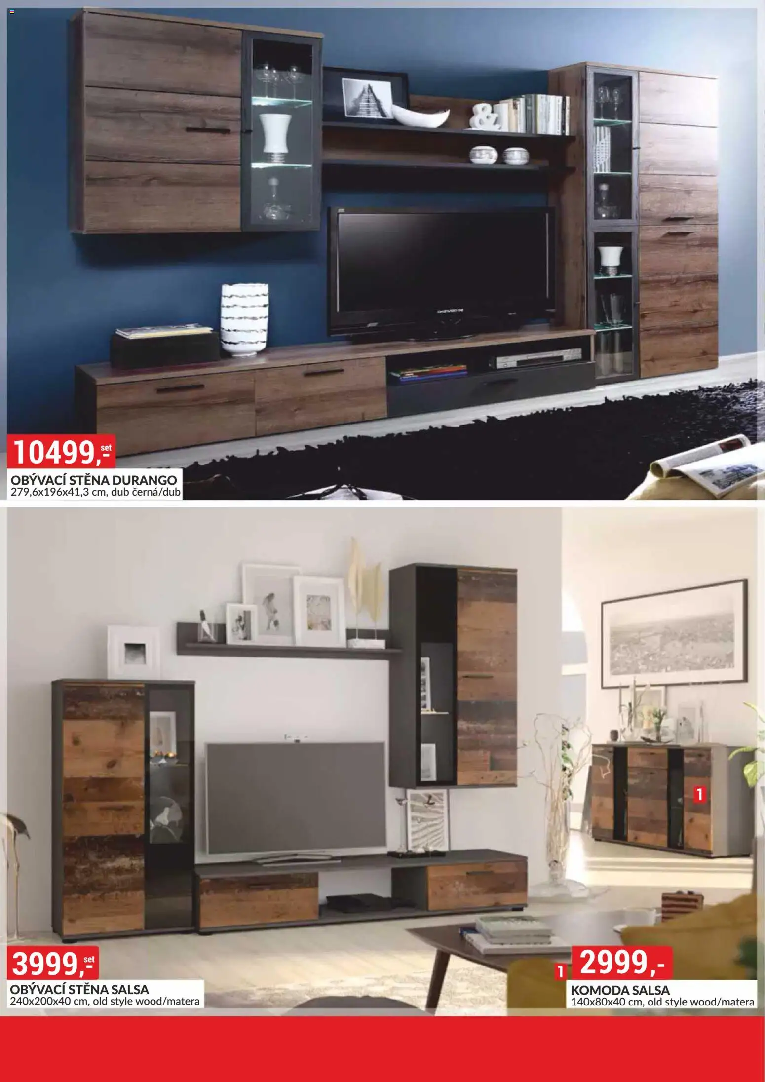 BAUMAX leták - Zařiďte si bydlení podle sebe od 01.03.2026 | Strana: 57 | Produkty: Komoda, Obývací stěna