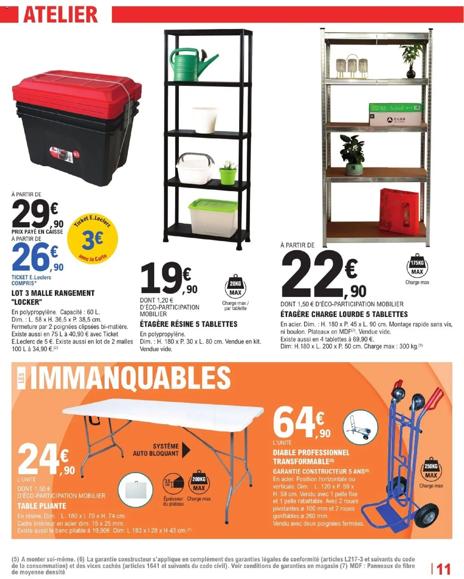 {H1} | Page: 11 | Produits: Plateau, Poignées, Table, Table pliante