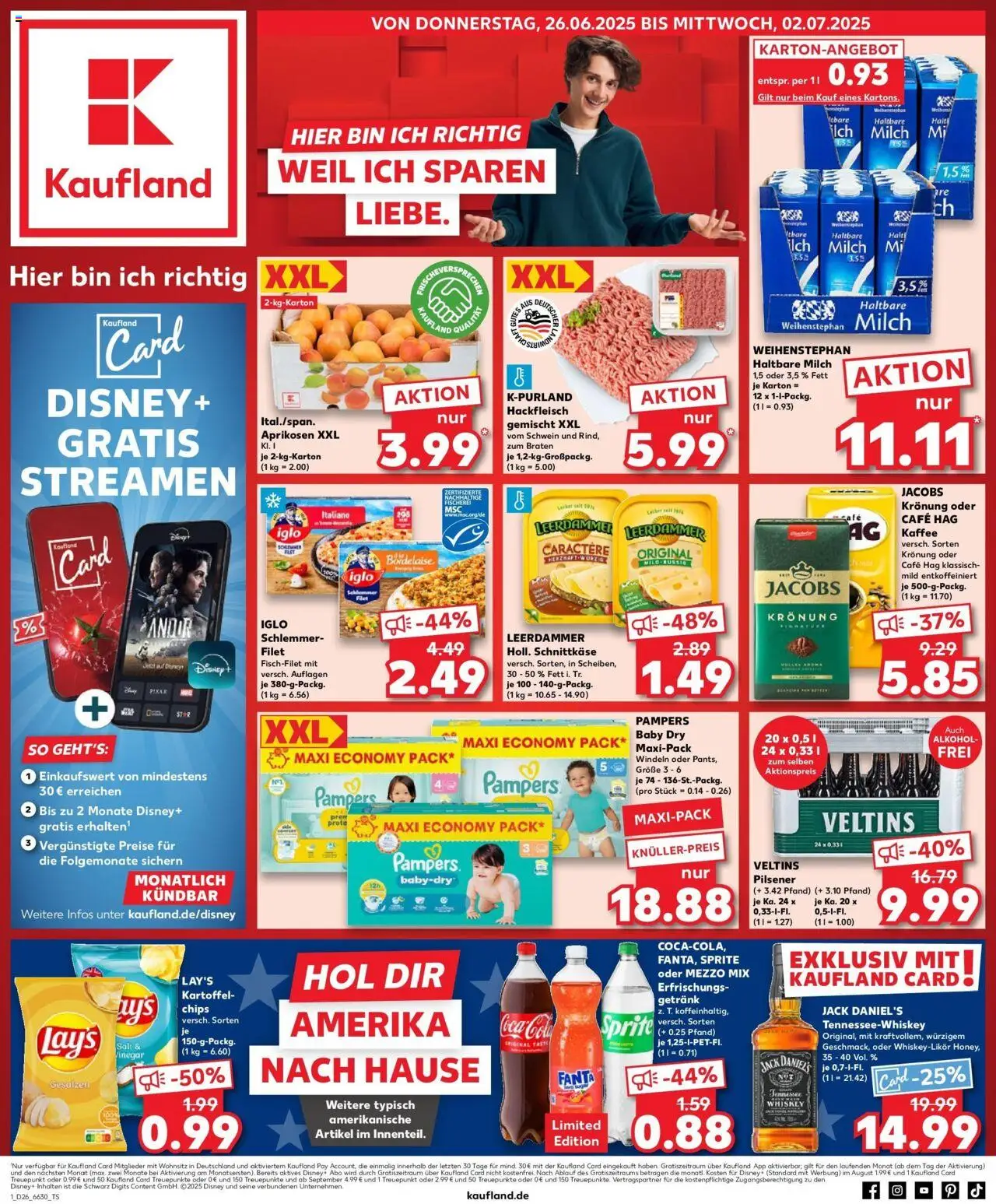 Kaufland prospekt Westerburg	 - gültig ab dem 29.06.2025 | Seite: 12 | Produkte: Pampers, Chips, Veltins, Hackfleisch