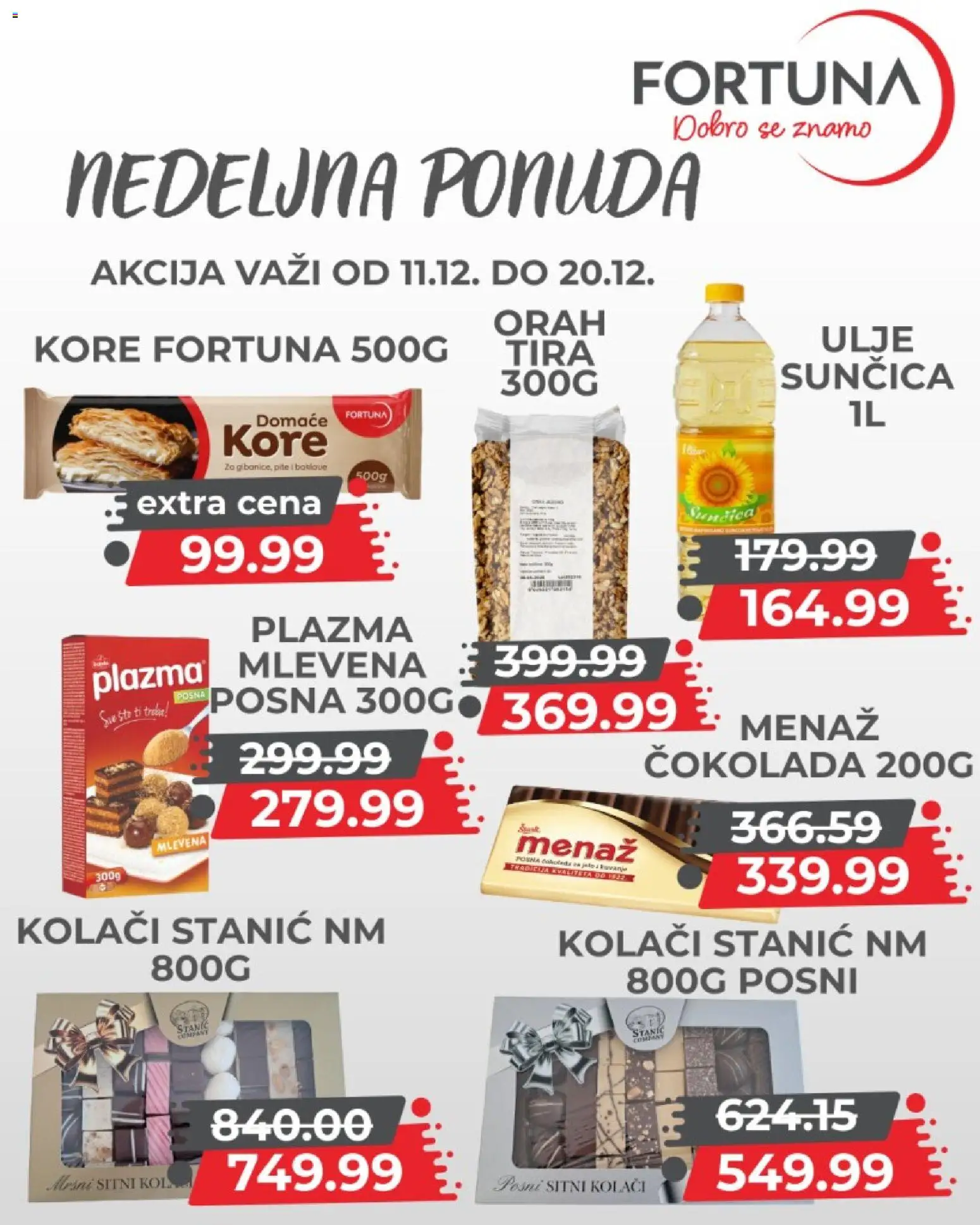 Fortuna Market katalog - važi od 11.12.2025 | Strana: 8 | Proizvode: Plazma, Orah, Ulje, Čokolada