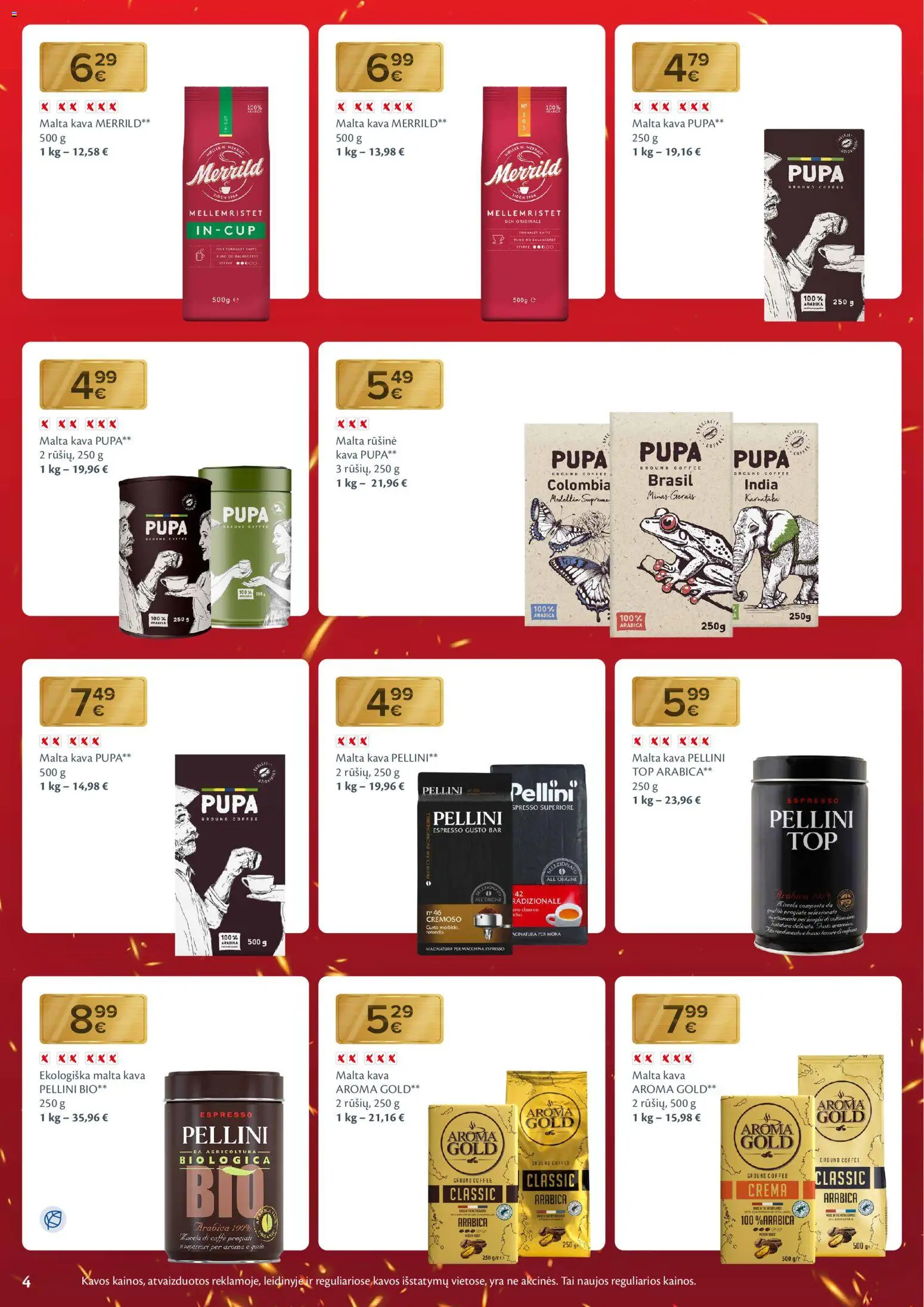 MAXIMA akcijos nuo 16.12.2025 | Puslapis: 4 | Prekių: Kava