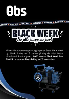 Forhåndsvisning av Coop Obs - Black Friday Varsel gyldig fra 12.11.2025