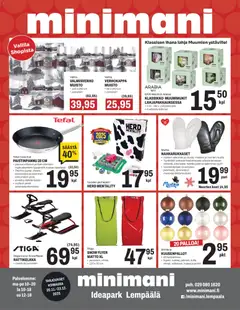 Minimani-mainoslehti voimassa 20.11.2025 alkaen