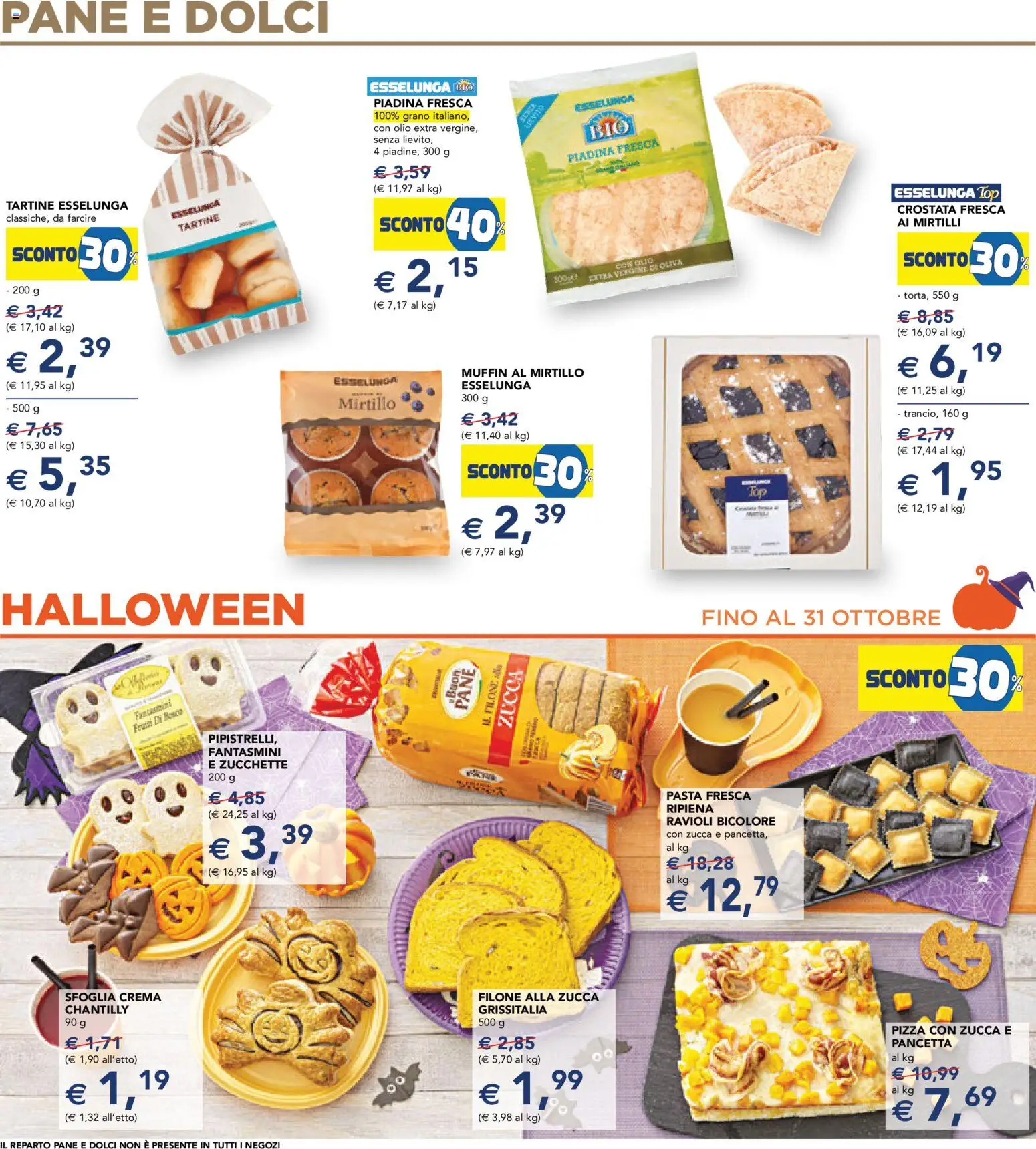 Volantino Esselunga S del 23.10.2025 | Pagina: 20 | Prodotti: Crema, Fantasmini, Zucca, Mirtilli