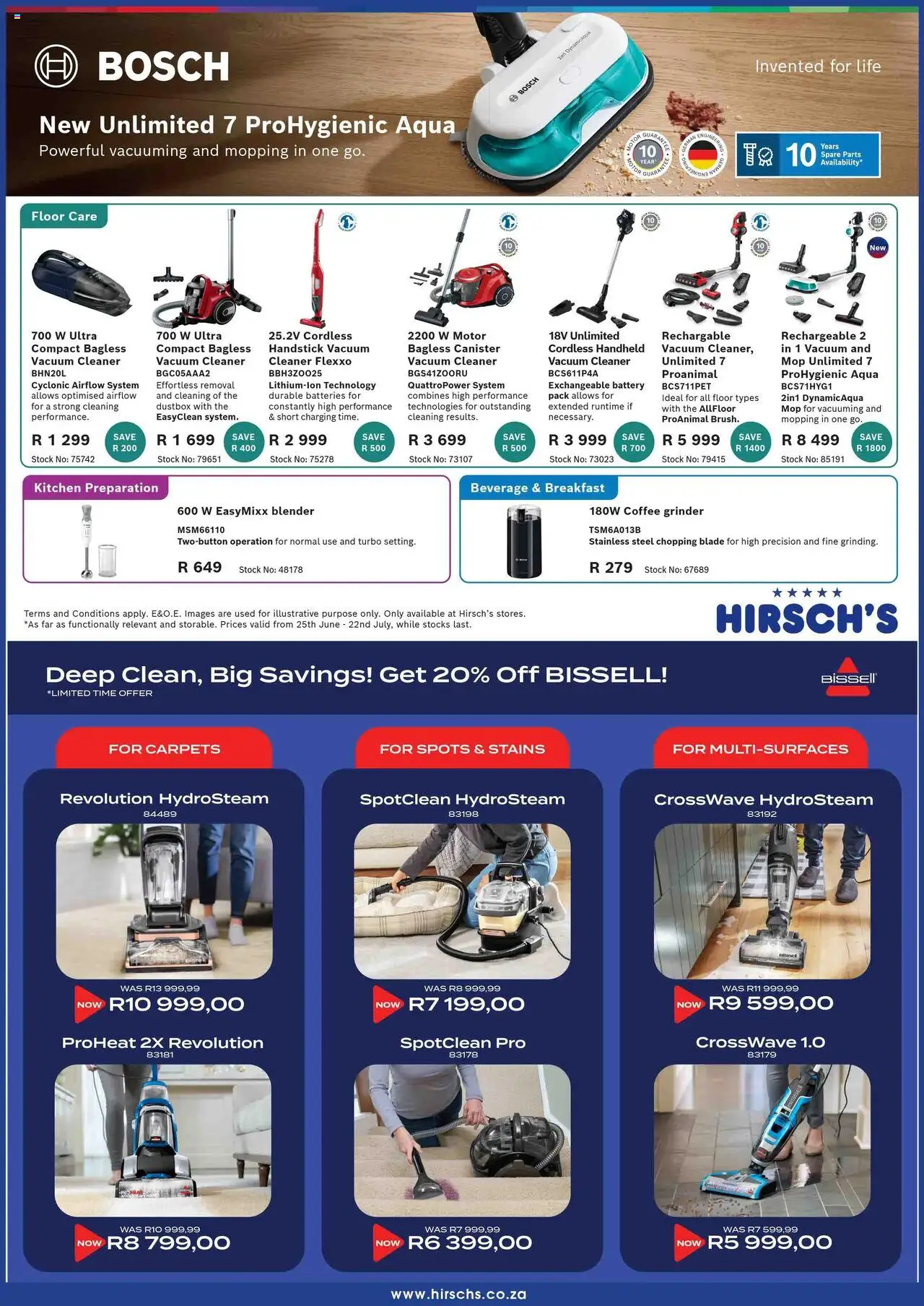 Hirsch's Specials │ valid from 24.06.2025 | Page: 23 | Products: Grinder, Battery, Coffee, Stock