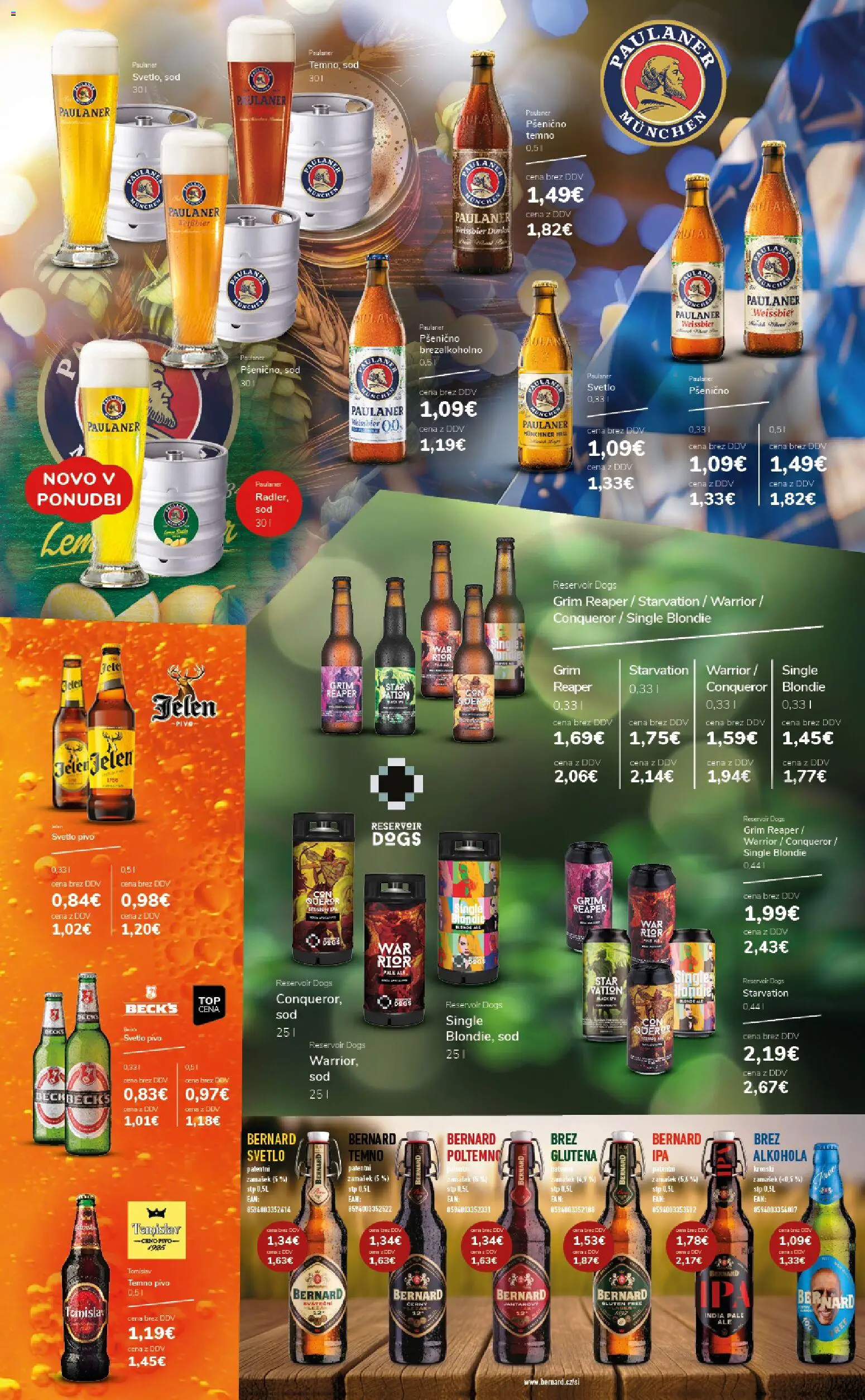 Novi Ahac katalog ponudbe – veljaven od 01.04.2026 | Stran: 5 | Izdelki: Pivo