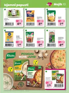 Novi Tuš katalog ponudbe – veljaven od 05.09.2025 | Stran: 3 | Izdelki: Βαλσάμικο ξύδι, Juha, Top doble cara, Solata