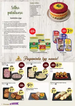 GRUSTE leidinys galioja nuo 02.11.2025 | Puslapis: 2 | Prekių: Salotos, Kiaulienos, Silkių filė, Majonezas