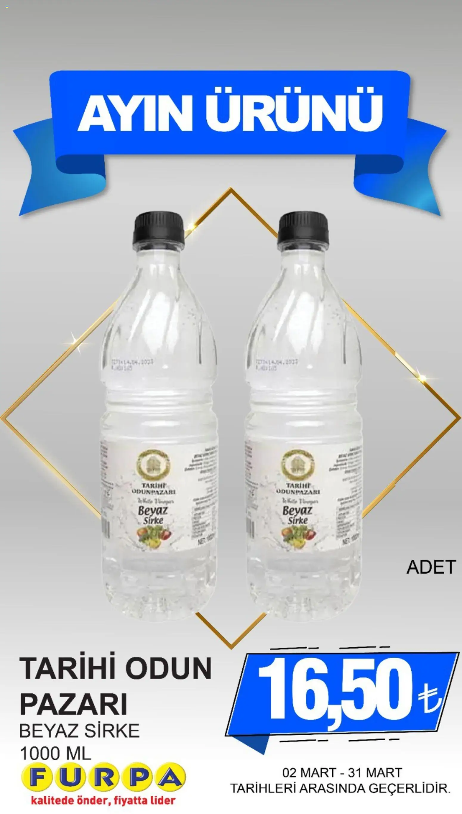 Furpa Katalog - 02.03.2026 tarihinden itibaren geçerlidir | Sayfa: 4 | Ürünler: Sirke