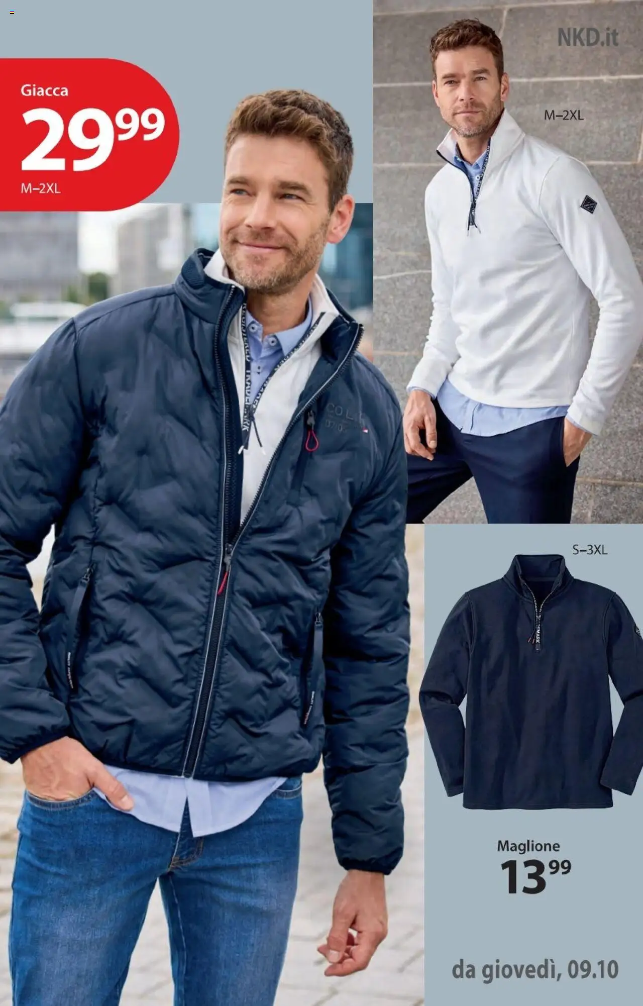 Volantino NKD del 09.10.2025 | Pagina: 11 | Prodotti: Giacca, Maglione