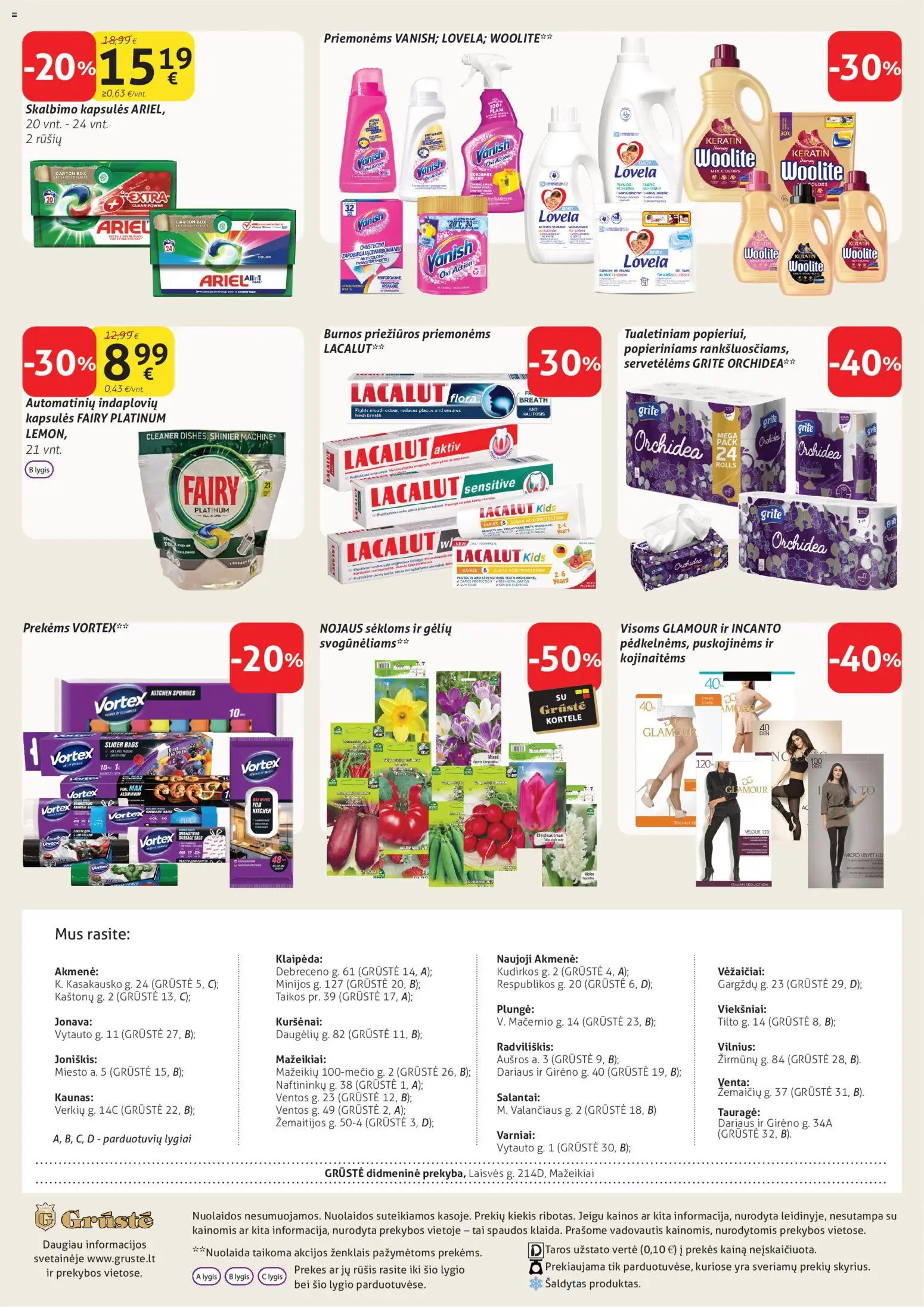 GRUSTE akcijos nuo 21.04.2026 | Puslapis: 12