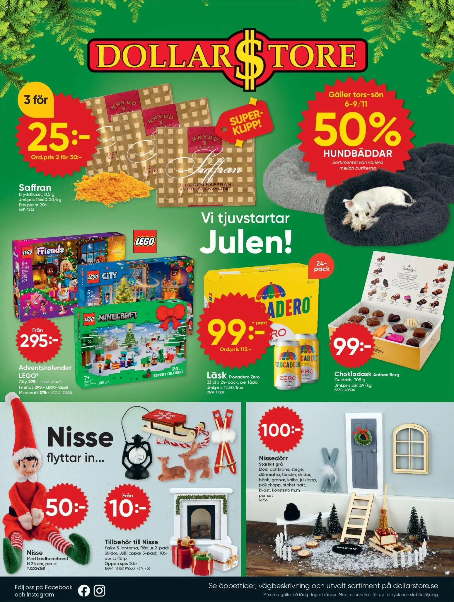 Dollar Store reklamblad aktuell från 03.11.2025 | Sida: 8 | Produkter: Galler, Låda, Saffran, Set
