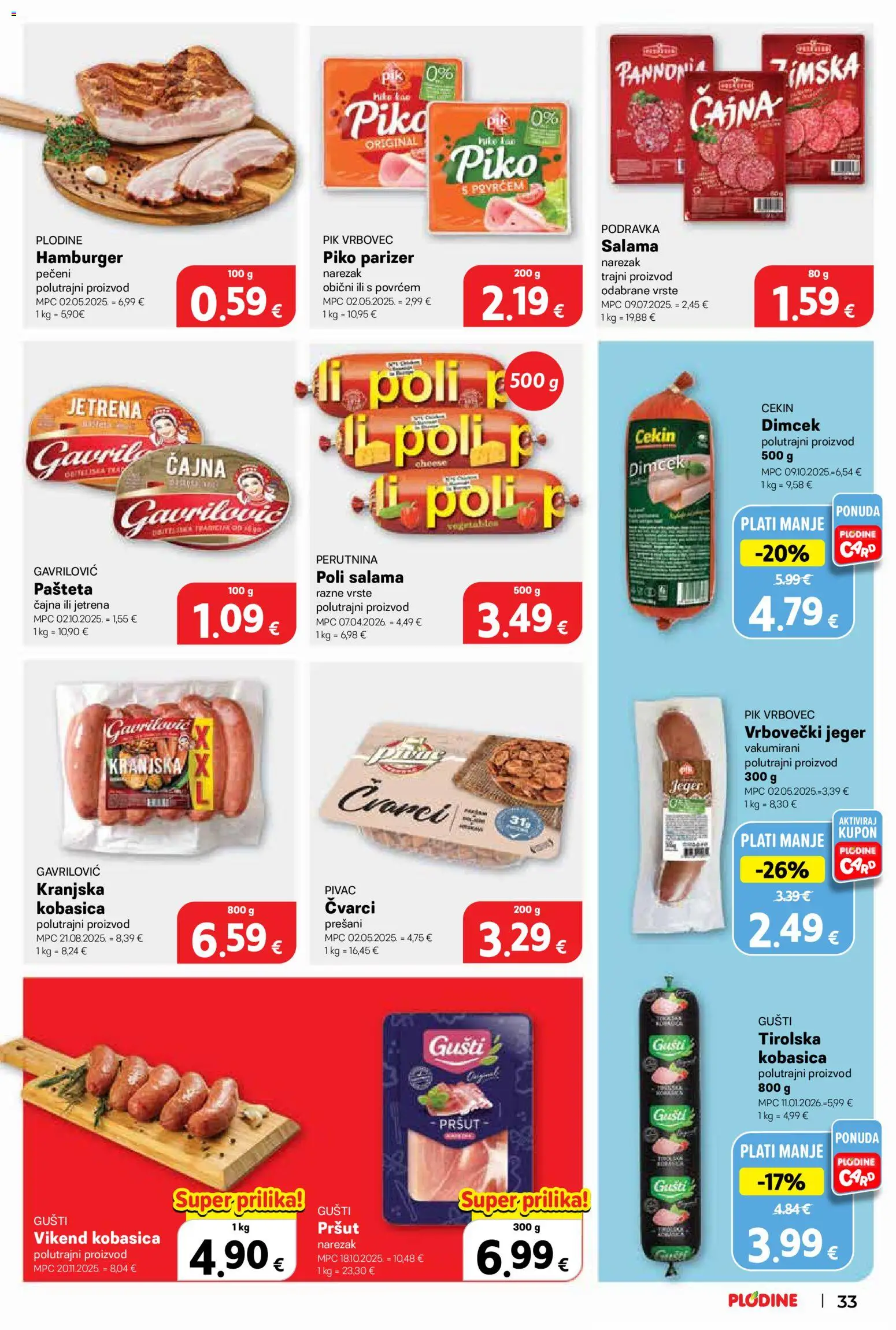 Plodine katalog | vrijedi od 29.04.2026 | Stranica: 33