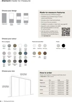 Preview of B&Q - Furniture & storage valid from 16.12.2025 | Page: 66 | Products: Mirror, Cappuccino, Doors, Wardrobe