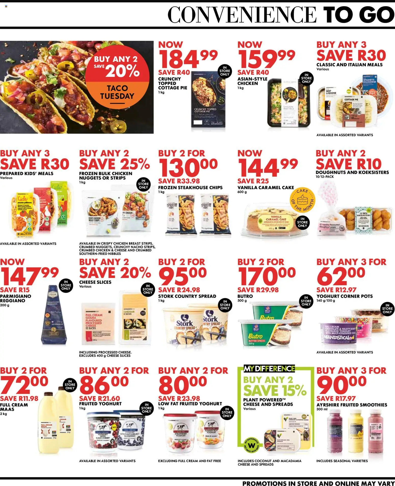 New Woolworths catalogue – valid from 23.02.2026 | Page: 5 | Products: Pots, Cheese, Chicken, Chips