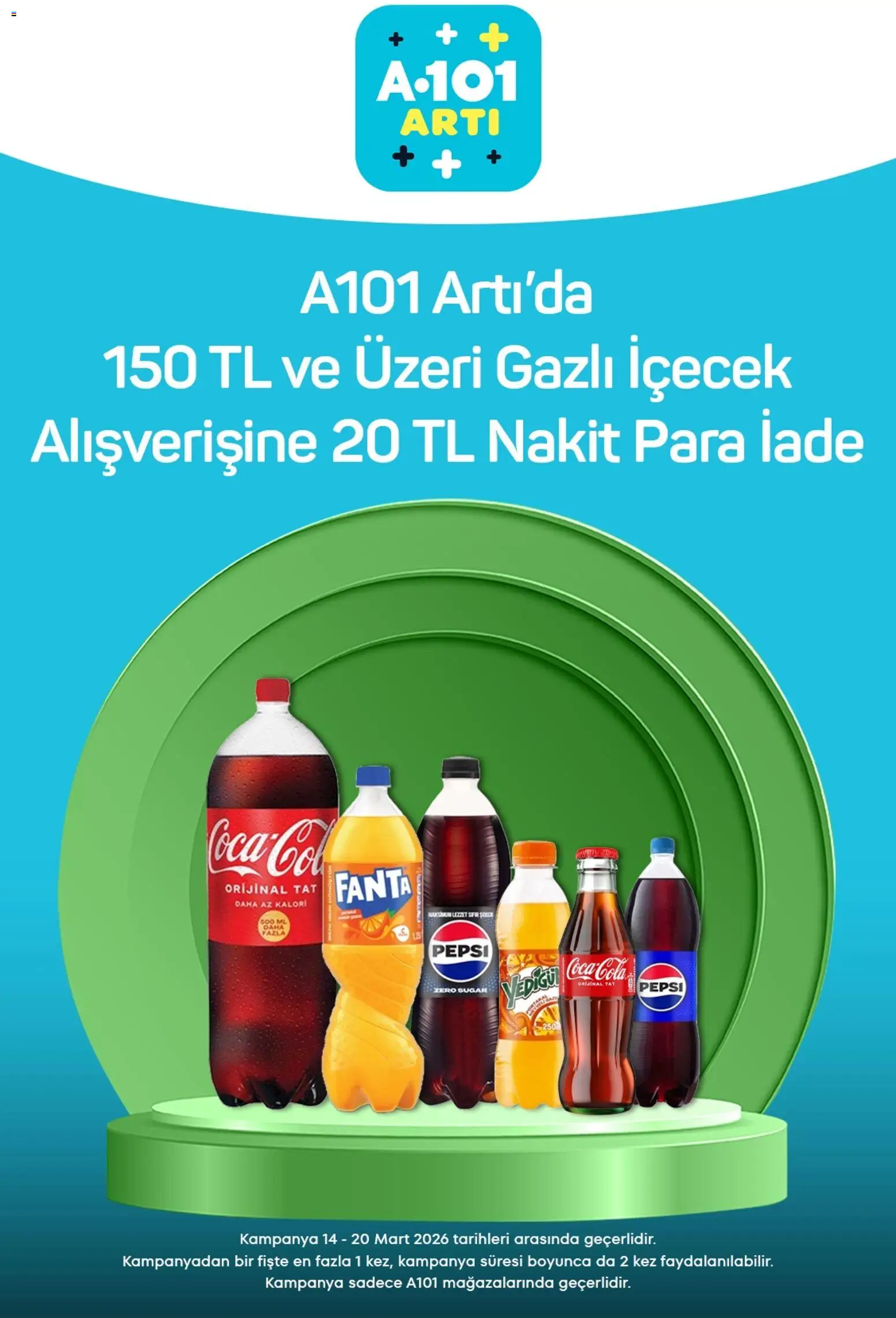 A101 - Arti - 14.03.2026 tarihinden itibaren geçerlidir | Sayfa: 5 | Ürünler: Portakal, Şeker, Gazlı içecek, Fanta