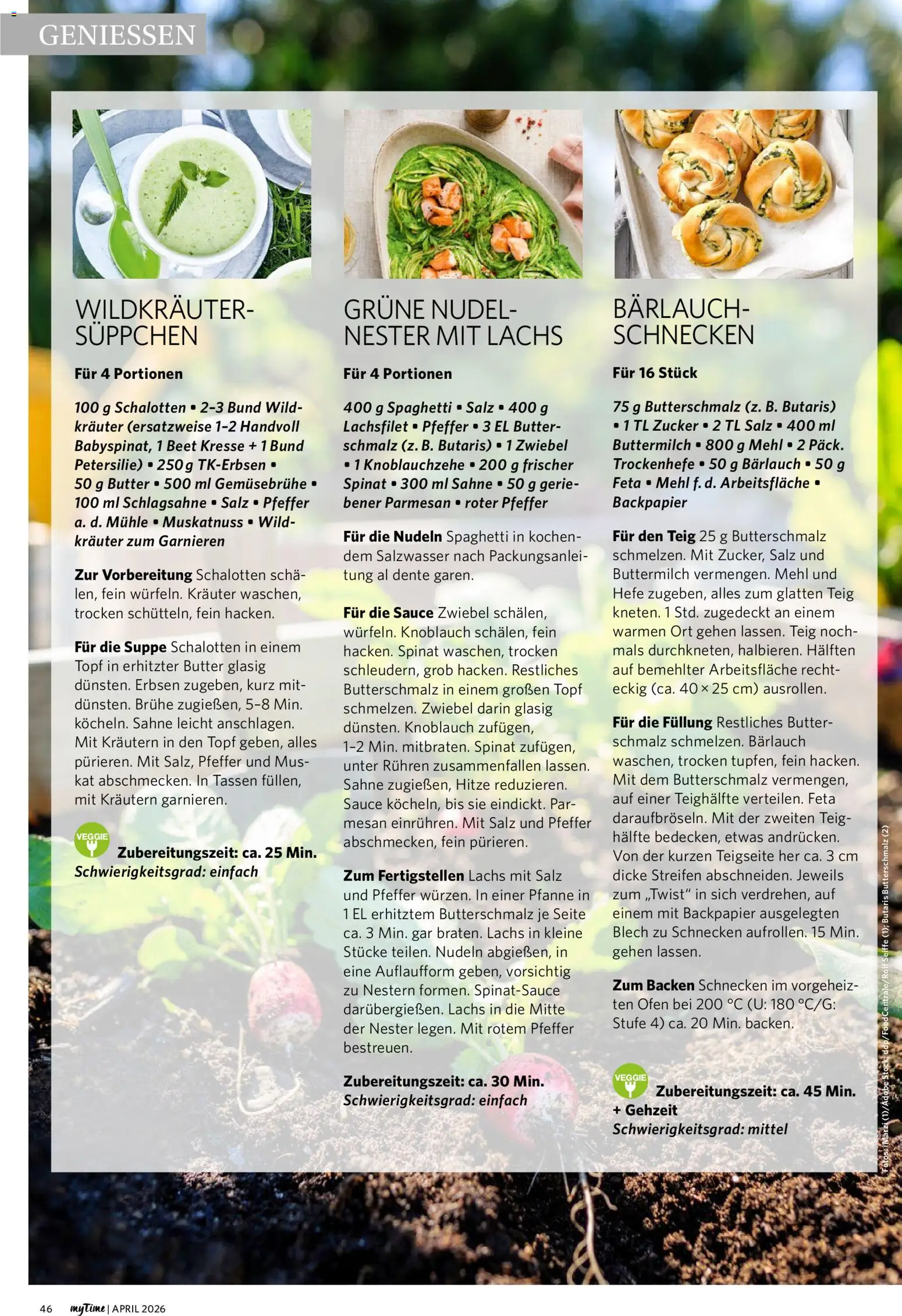 Famila Nordwest myTime April 2026 – gültig ab 01.04.2026 | Seite: 46 | Produkte: Butterschmalz, Mühle, Buttermilch, Feta