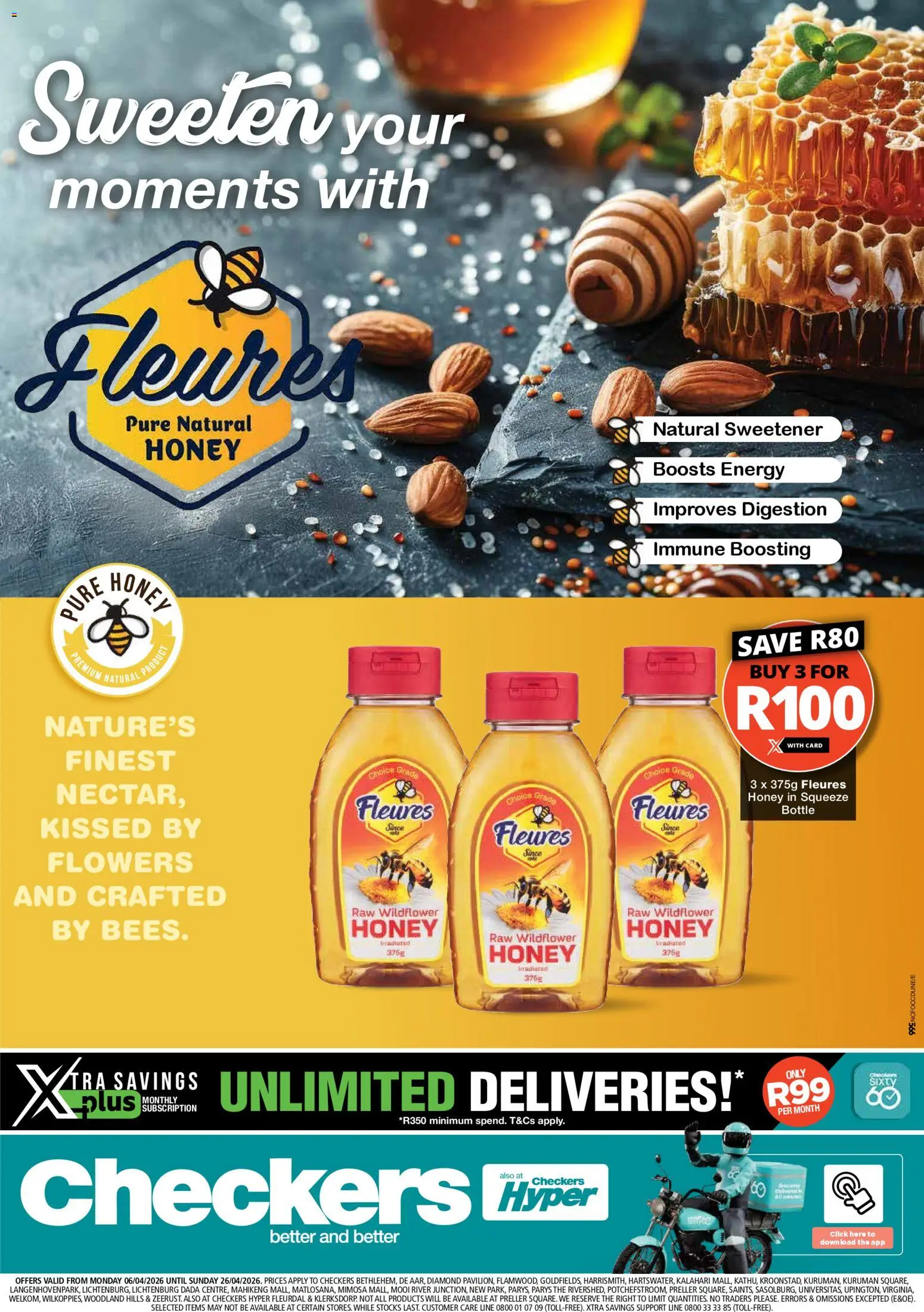 New Checkers catalogue – valid from 06.04.2026 | Page: 1 | Products: Sweetener