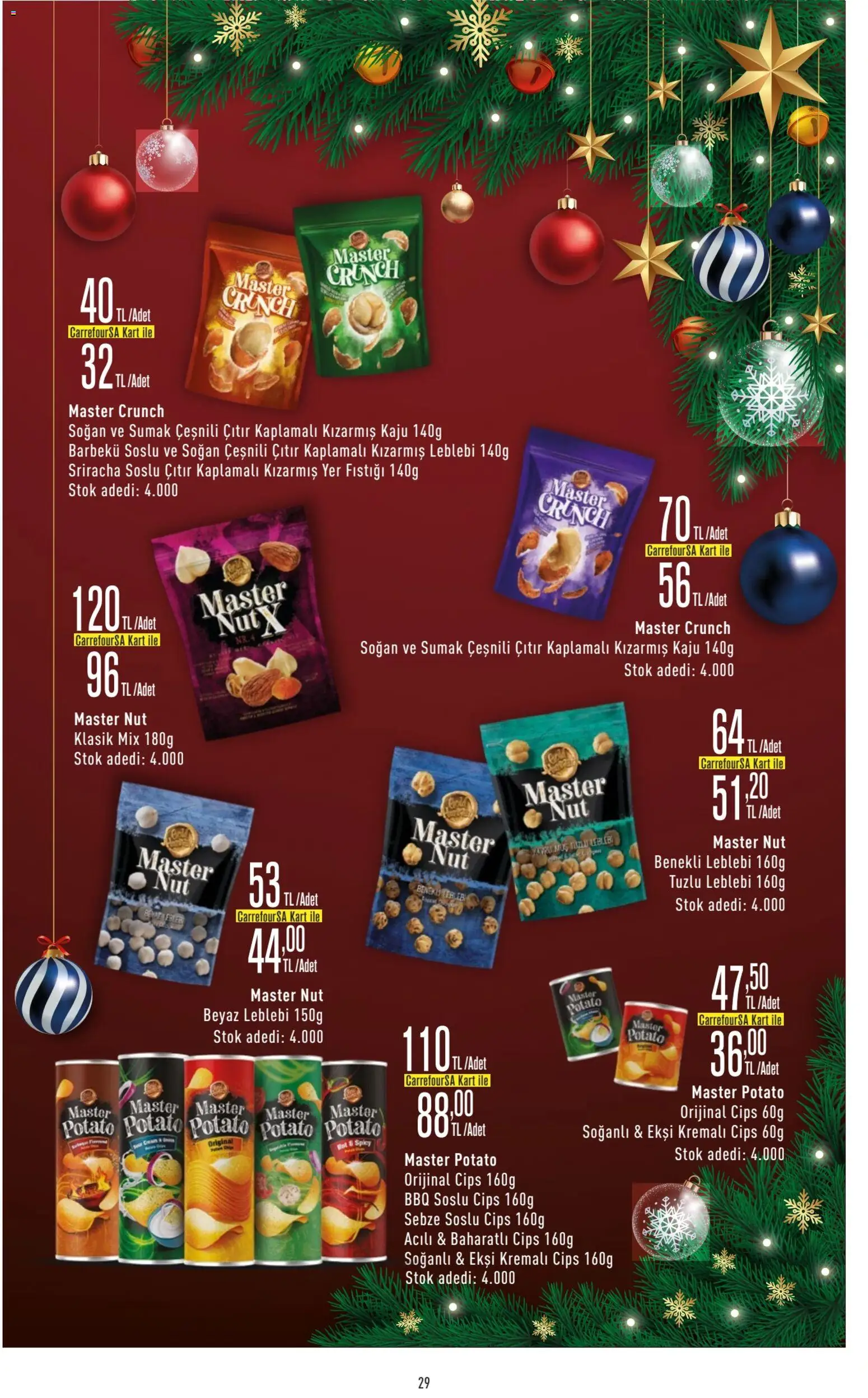 CarrefourSA Katalog - 18.12.2025 tarihinden itibaren geçerlidir | Sayfa: 30 | Ürünler: Cips, Soğan, Sebze, Yer fıstığı