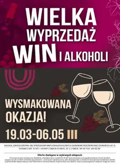Pogląd oferty "Stokrotka gazetka - Oferta alkoholowa" - ważna od 19.03.2026 | Strona: 30 | Produkty: Stokrotka, Alkohol