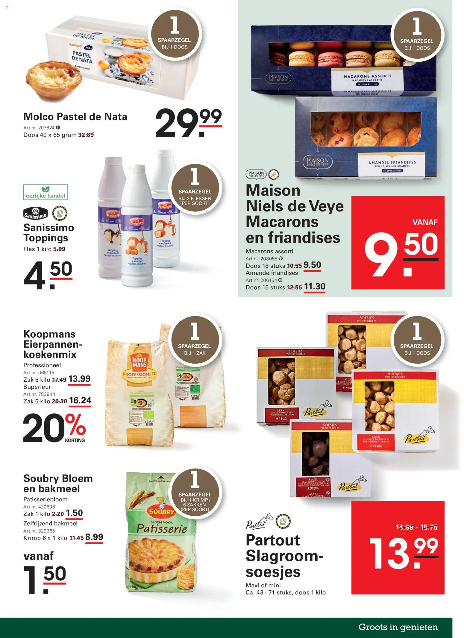 {H1} | Pagina: 43 | Producten: Chocolade, Fles, Slagroom, Zak