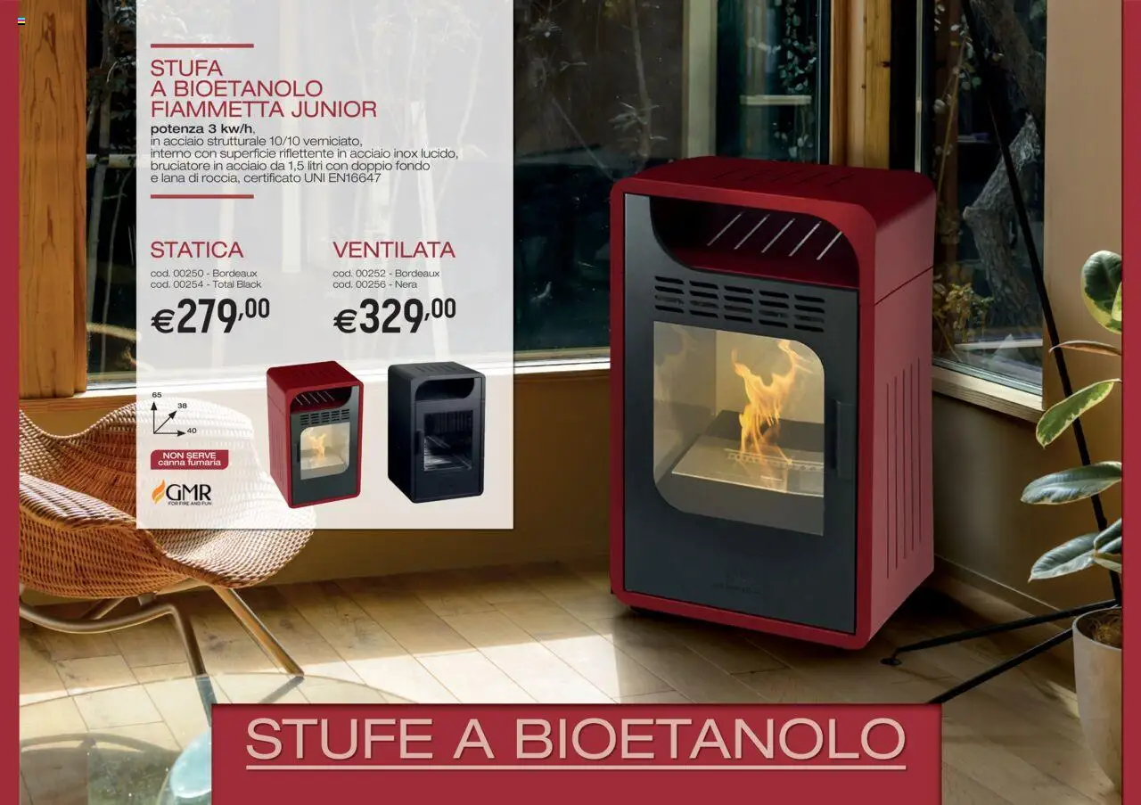 Volantino Brico OK del 11.09.2025 | Pagina: 4 | Prodotti: Stufa, The
