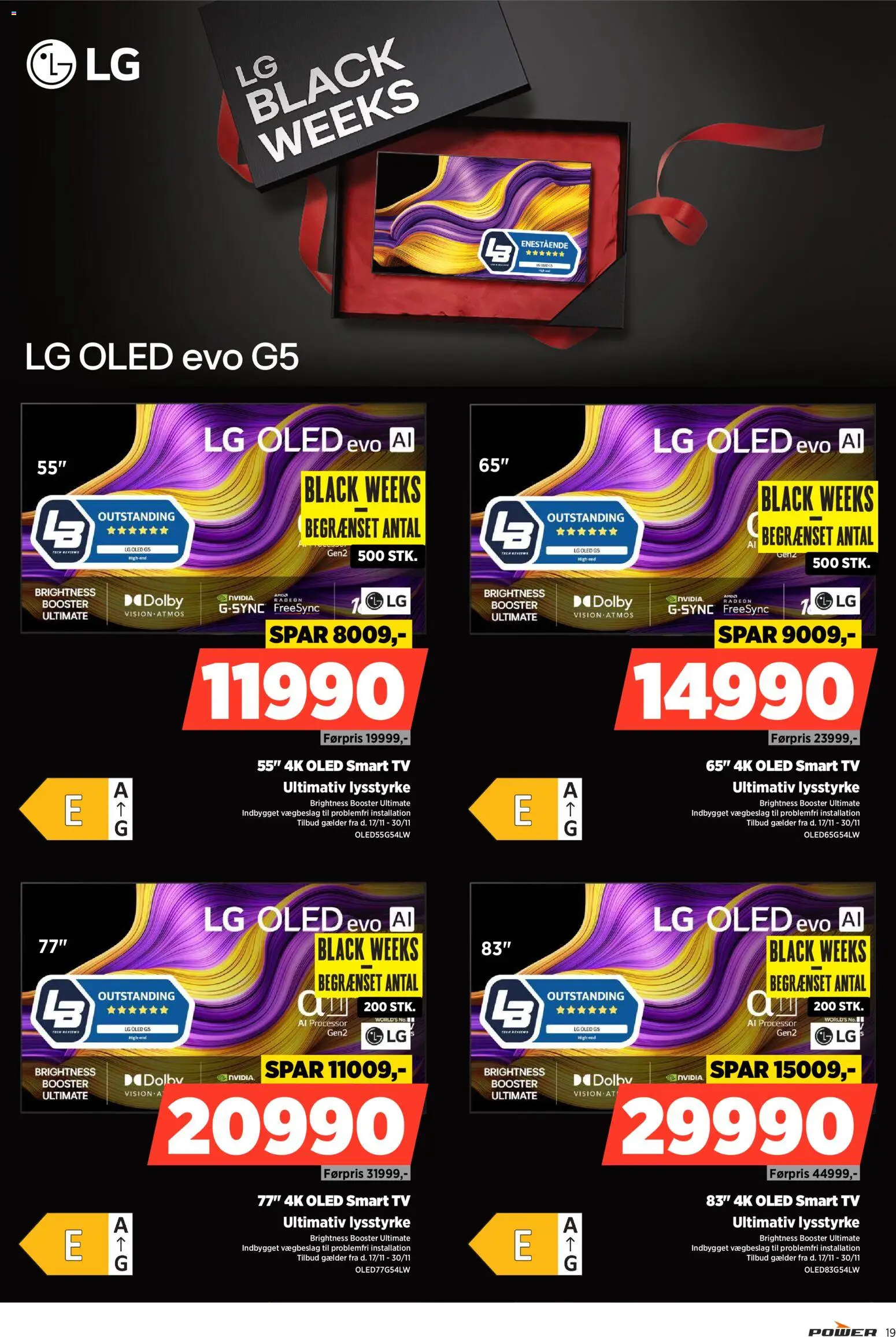 Power tilbudsavis – gyldig fra 28.11.2025 | Side: 19 | Produkter: Processor, Smart TV, TV