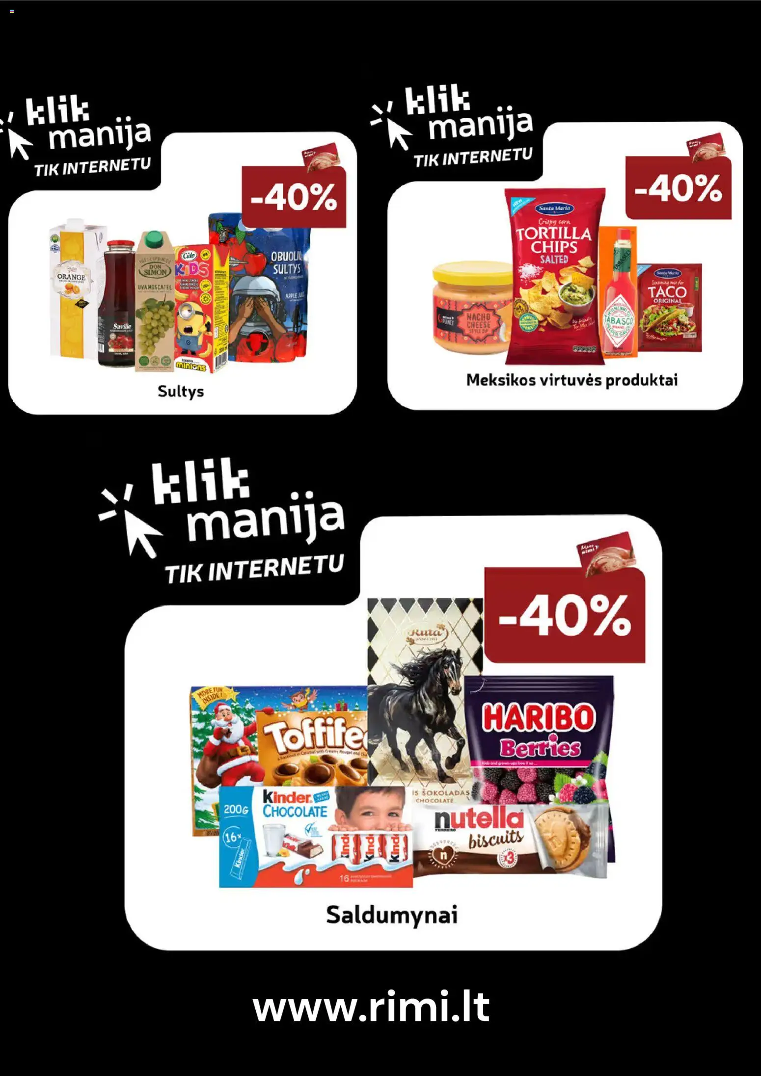 Rimi akcijos nuo 28.11.2025 | Puslapis: 4 | Prekių: Šokoladas, Sultys