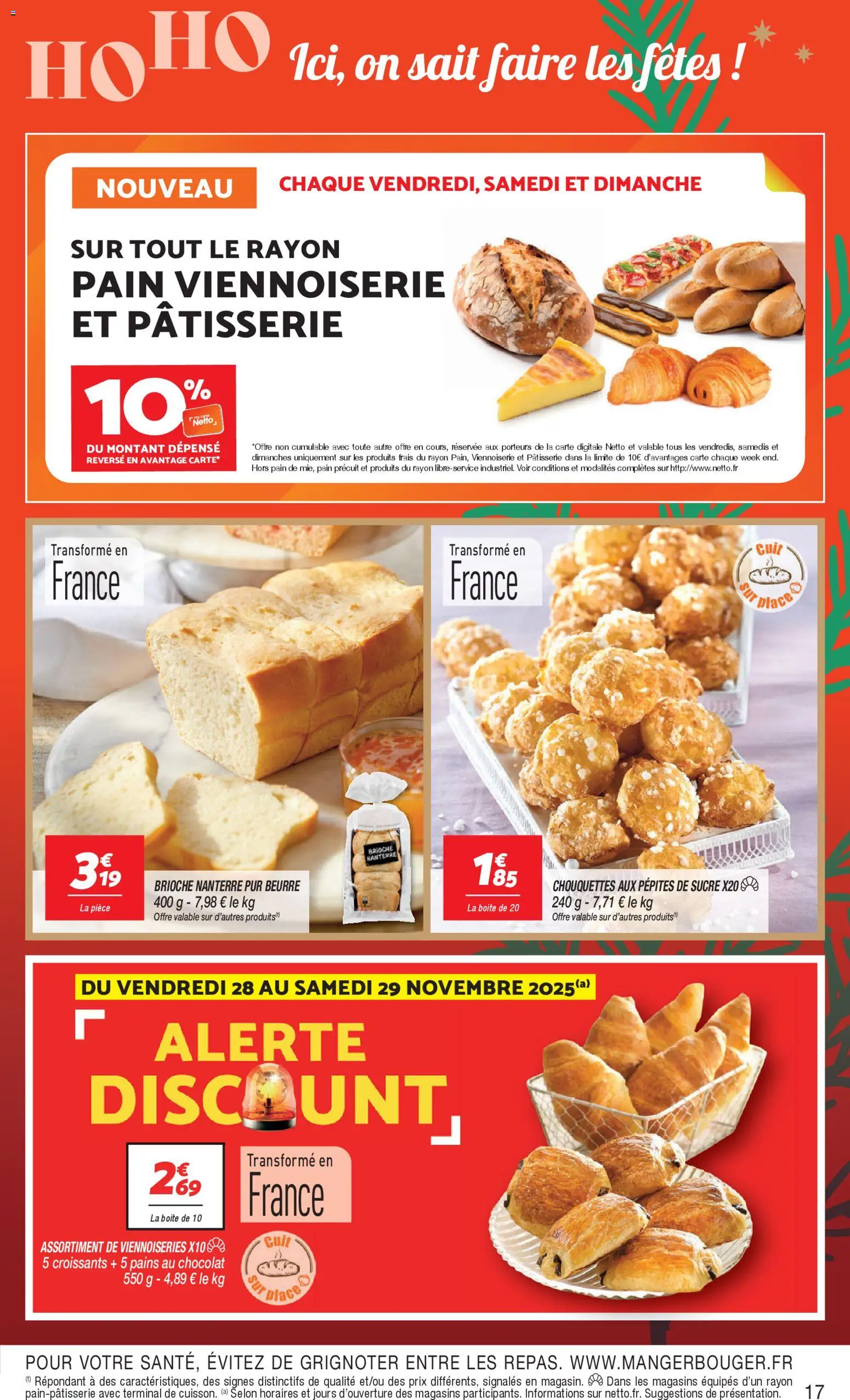 {H1} | Page: 17 | Produits: Viennoiseries, Beurre, Pain, Chocolat