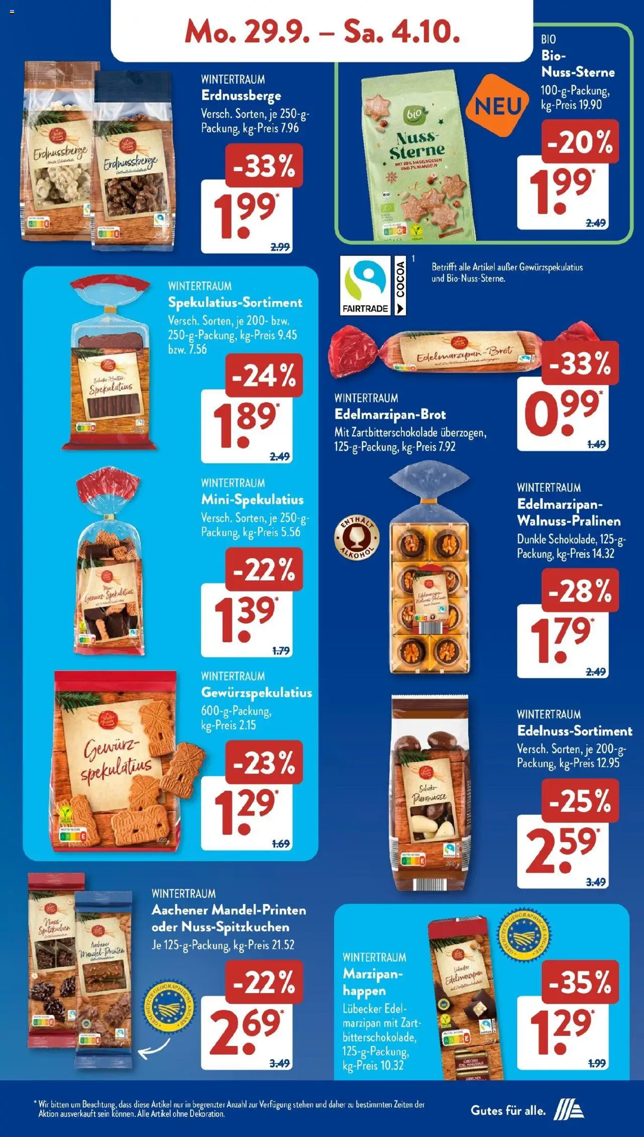 Aldi Süd - Aldi Süd: Wochenangebote – gültig ab 28.09.2025 | Seite: 11 | Produkte: Mandeln, Brot
