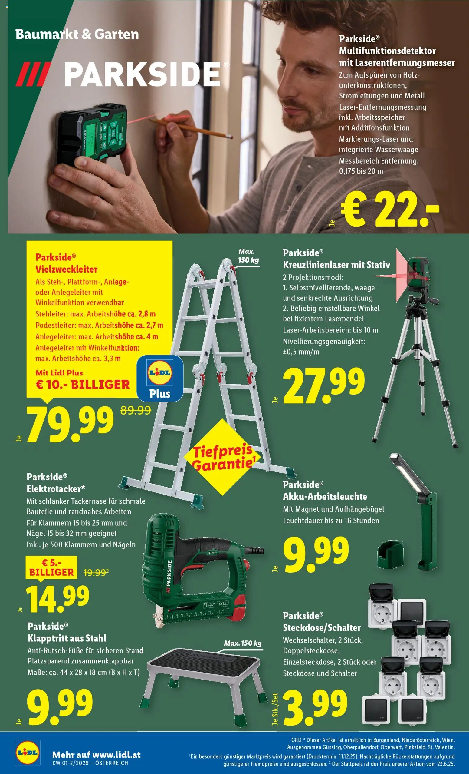 Lidl Eisenstadt, Ebenfurth, Mattersburg gültig ab 02.01.2026 | Seite: 22 | Produkte: Steckdose