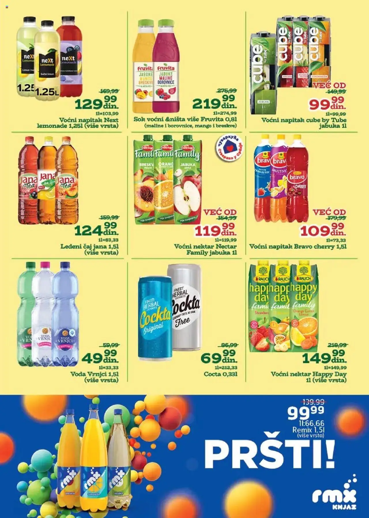Univerexport katalog - važi od 04.08.2025 | Strana: 22 | Proizvode: Nektar, Fruvita, Voda, Sok