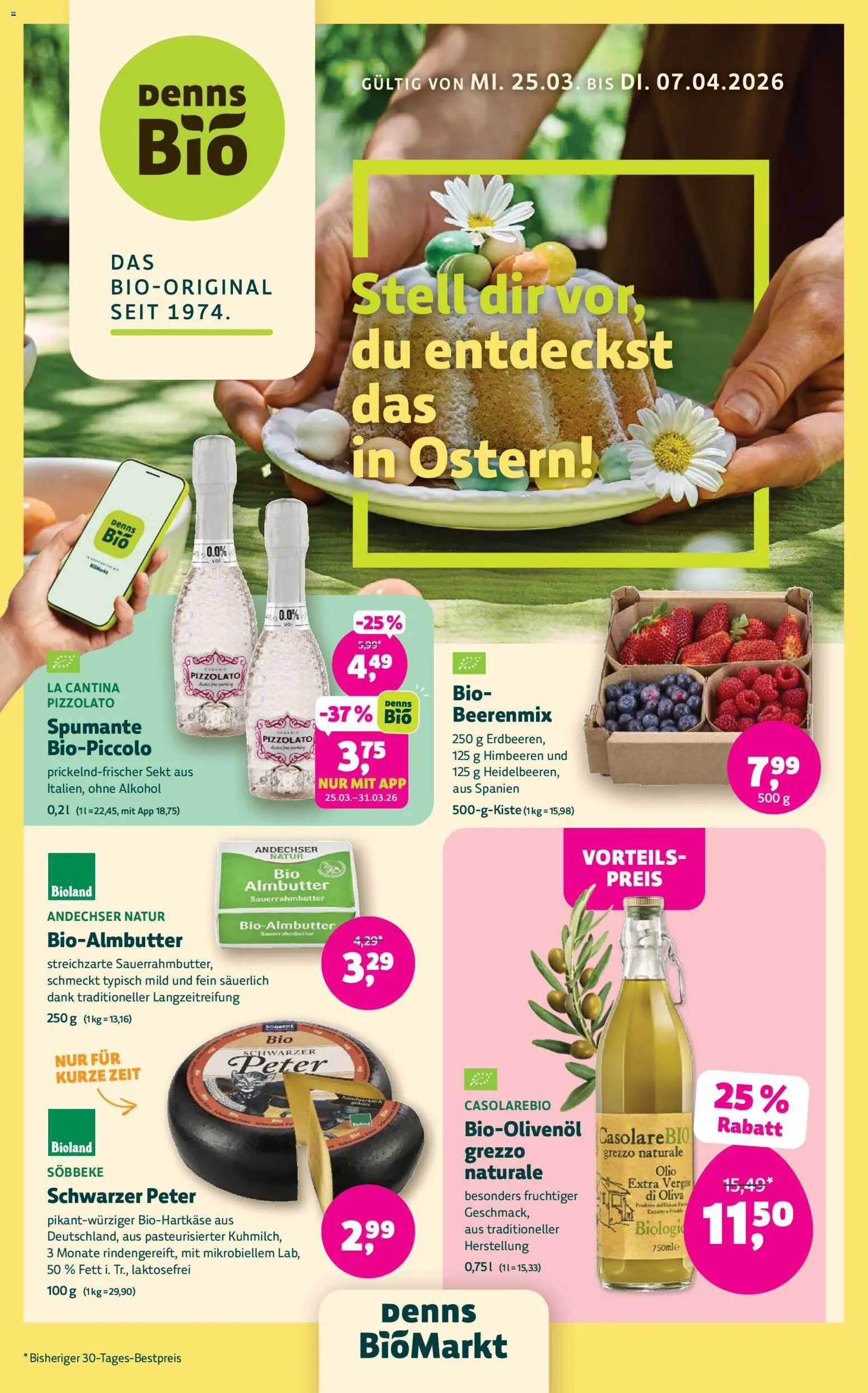 Denns BioMarkt Angebote gültig ab 25.03.2026 | Seite: 1