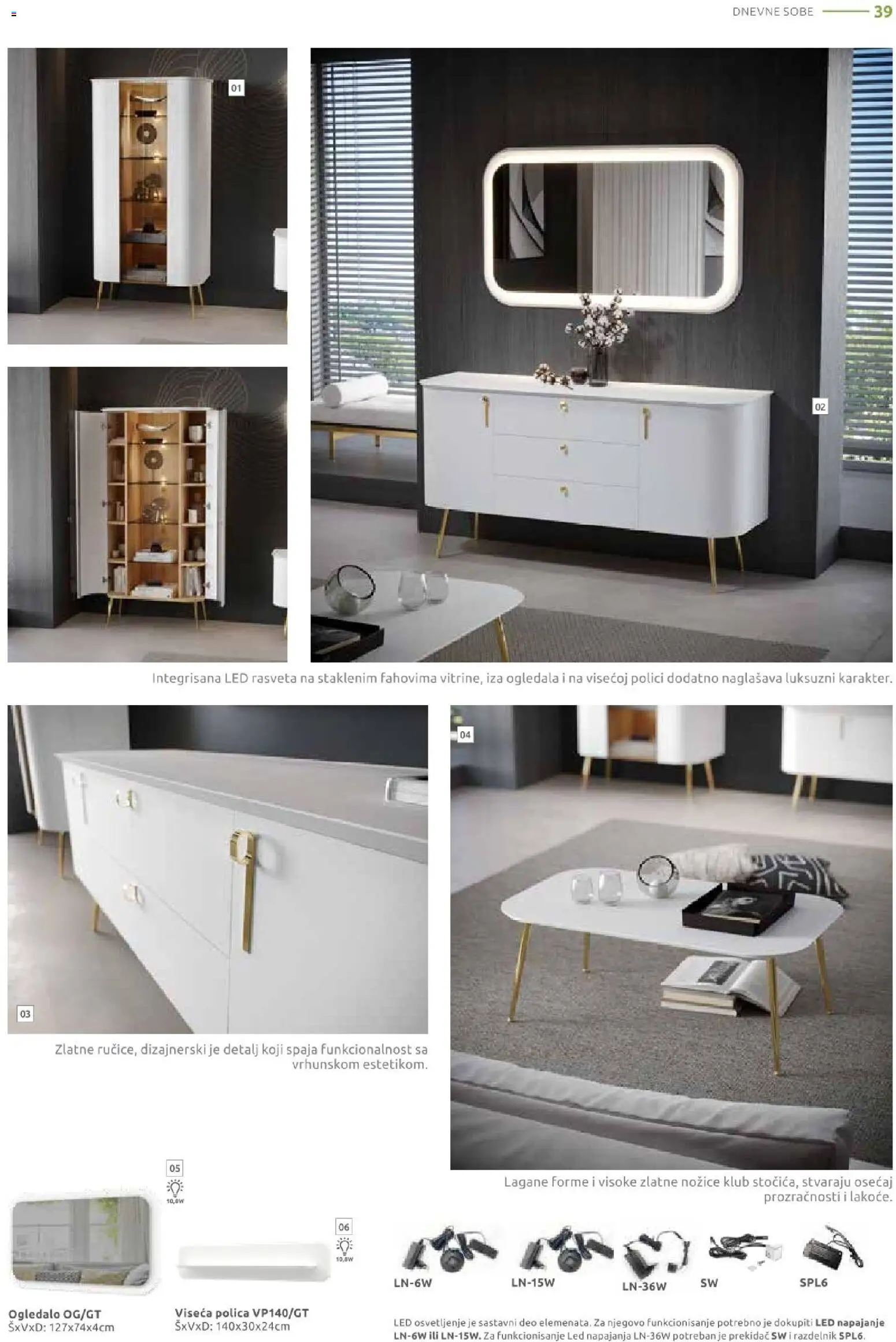 Jela katalog - važi od 09.03.2026 | Strana: 39 | Proizvode: Polica, Ogledalo