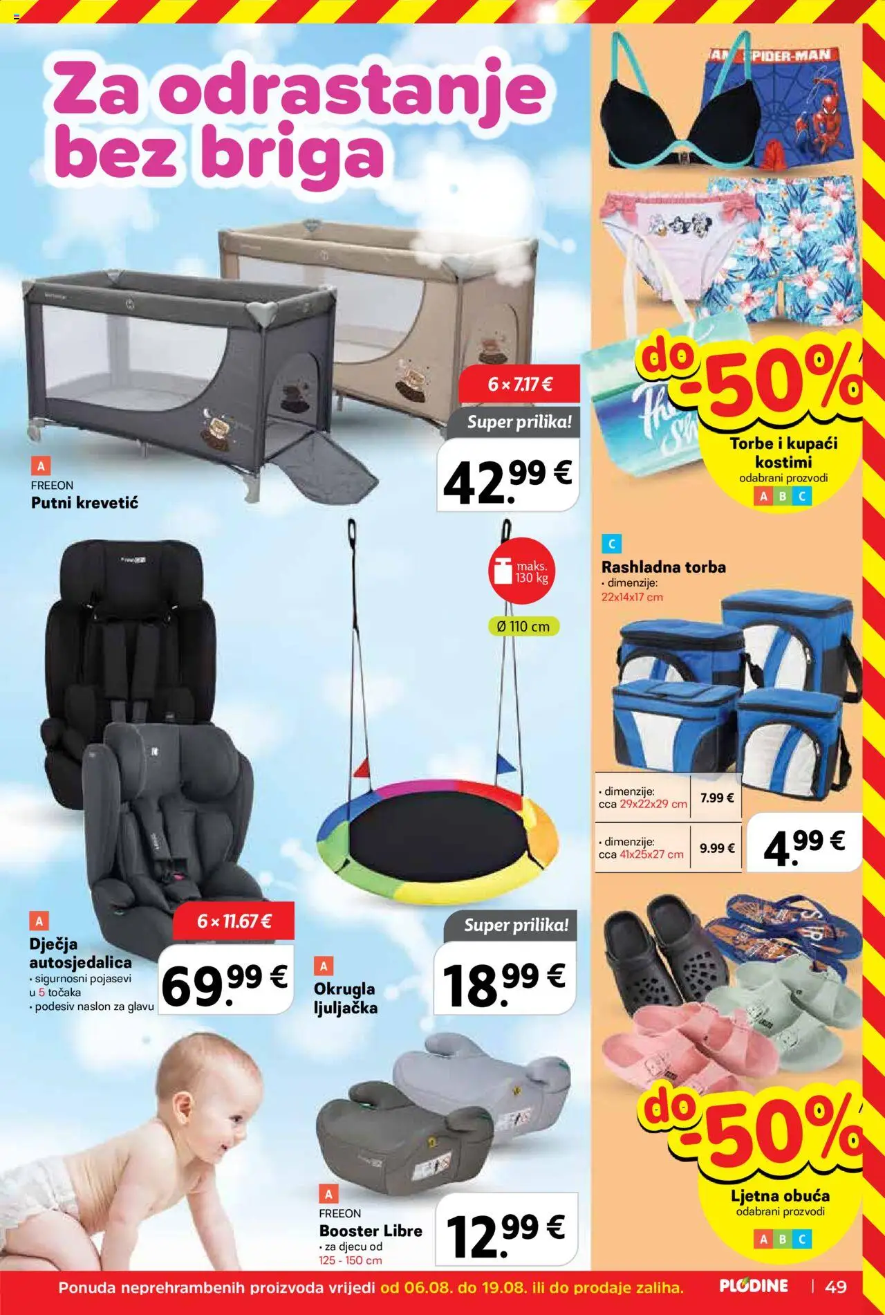 Plodine katalog | vrijedi od 13.08.2025 | Stranica: 49 | Proizvodi: Ljuljačka, Torba