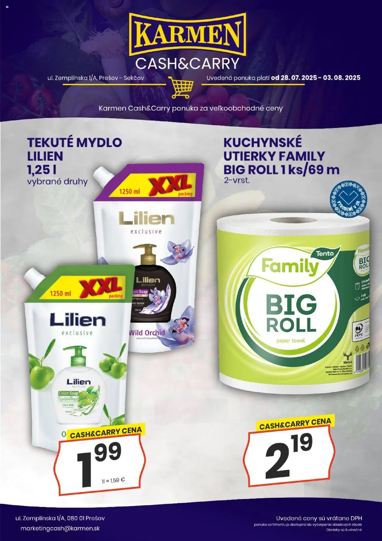KARMEN CBA leták │ platný od 28.07.2025 | Strana: 8 | Produkty: Mydlo