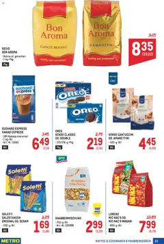 Metro angebote Profi gültig ab 04.09.2025 | Seite: 33 | Produkte: Kekse, Kaffee