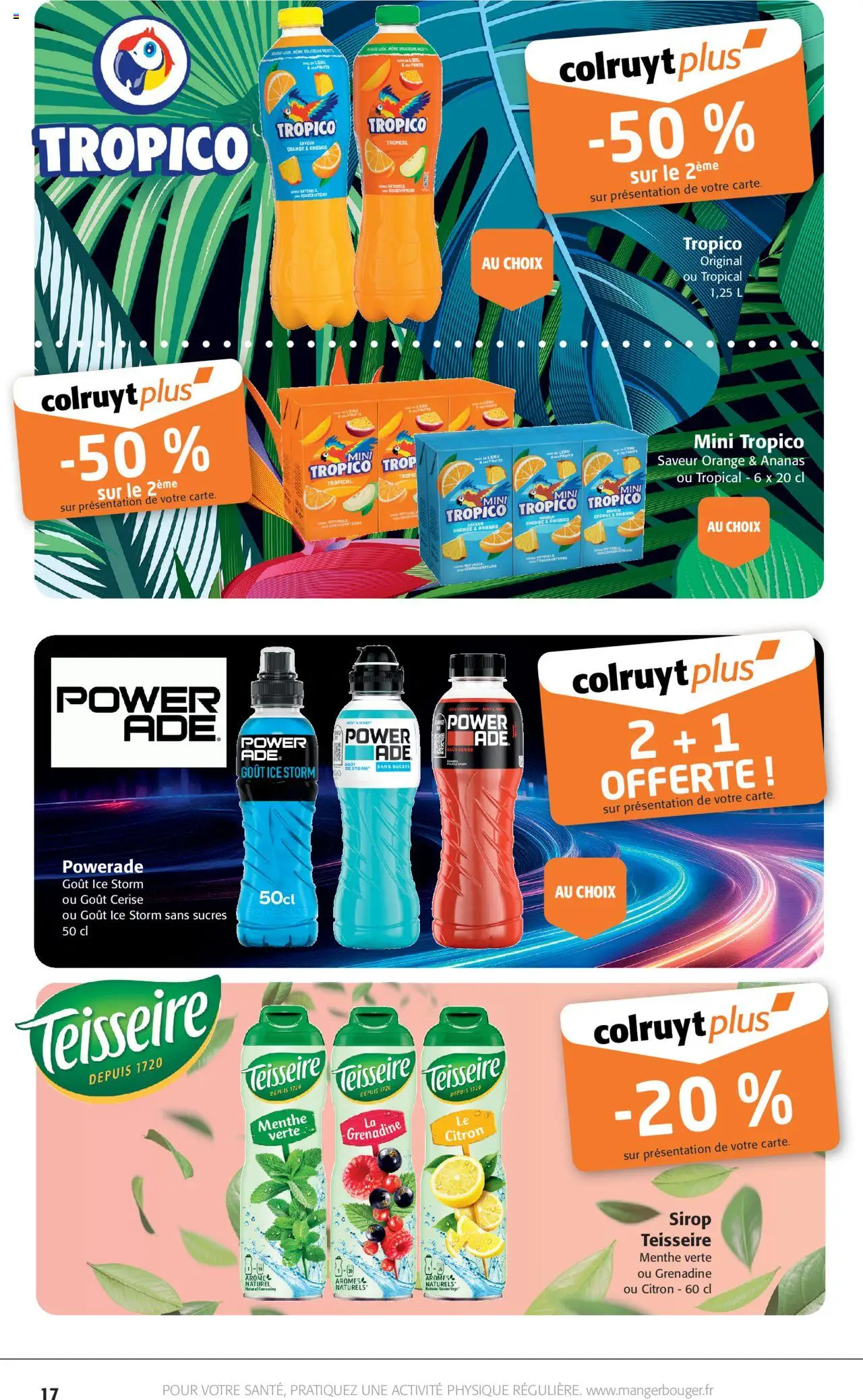  | Page: 17 | Produits: Citron, Menthe, Orange, Ananas