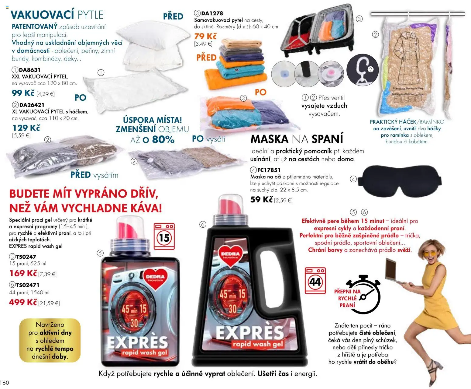 Nové Dedra akcie – leták je platný od 24.04.2026 | Strana: 60 | Produkty: Ventil, Vysávač, Maska, Tričko