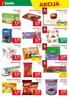 Jager katalog akcije – veljaven od 04.03.2026 | Stran: 10 | Izdelki: Keksi, Bonboni, Paprika, Cokolada