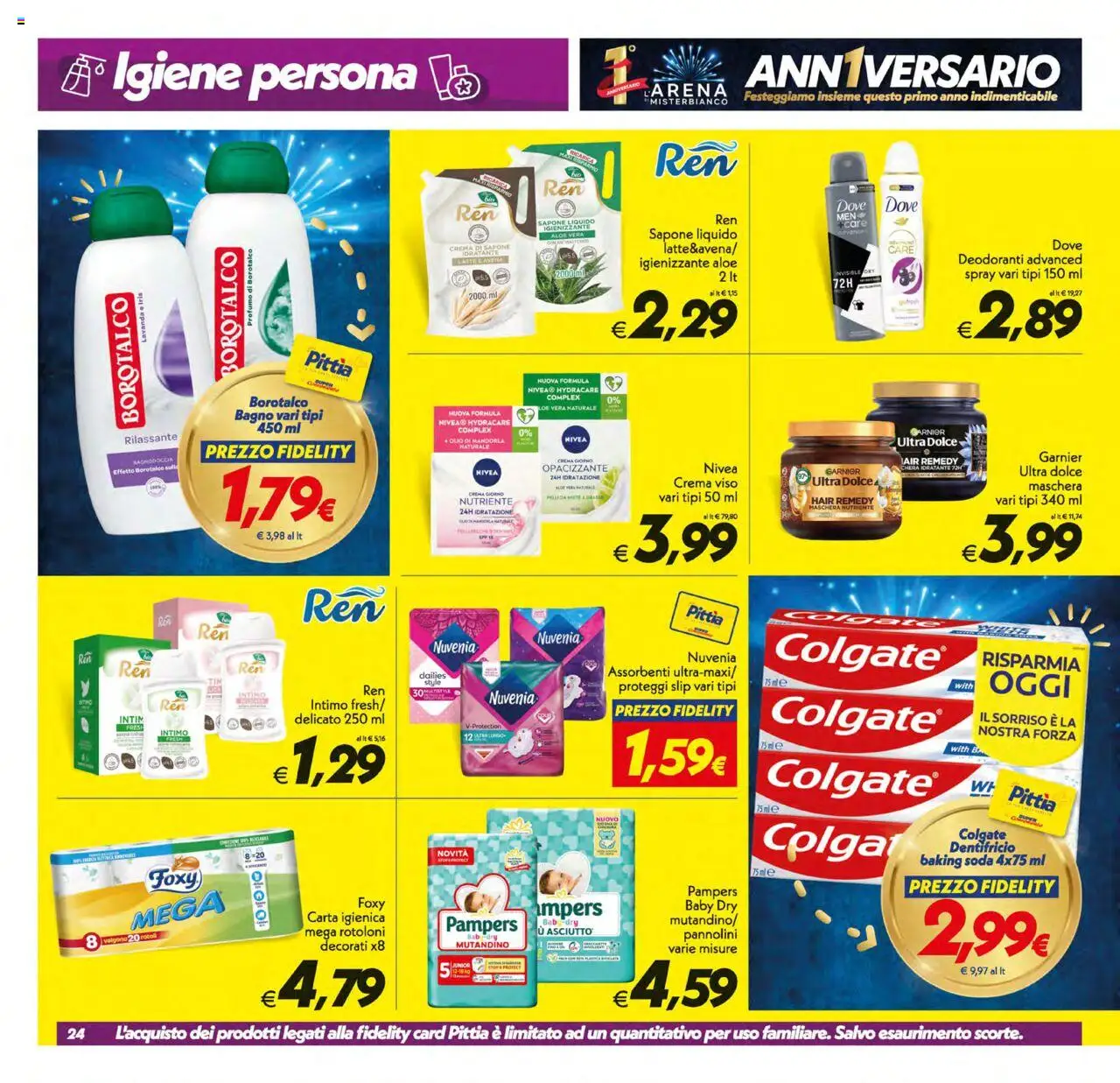 Volantino SuperConveniente del 17.10.2025 | Pagina: 24 | Prodotti: Proteggi slip, Intimo, Olio, Aloe vera