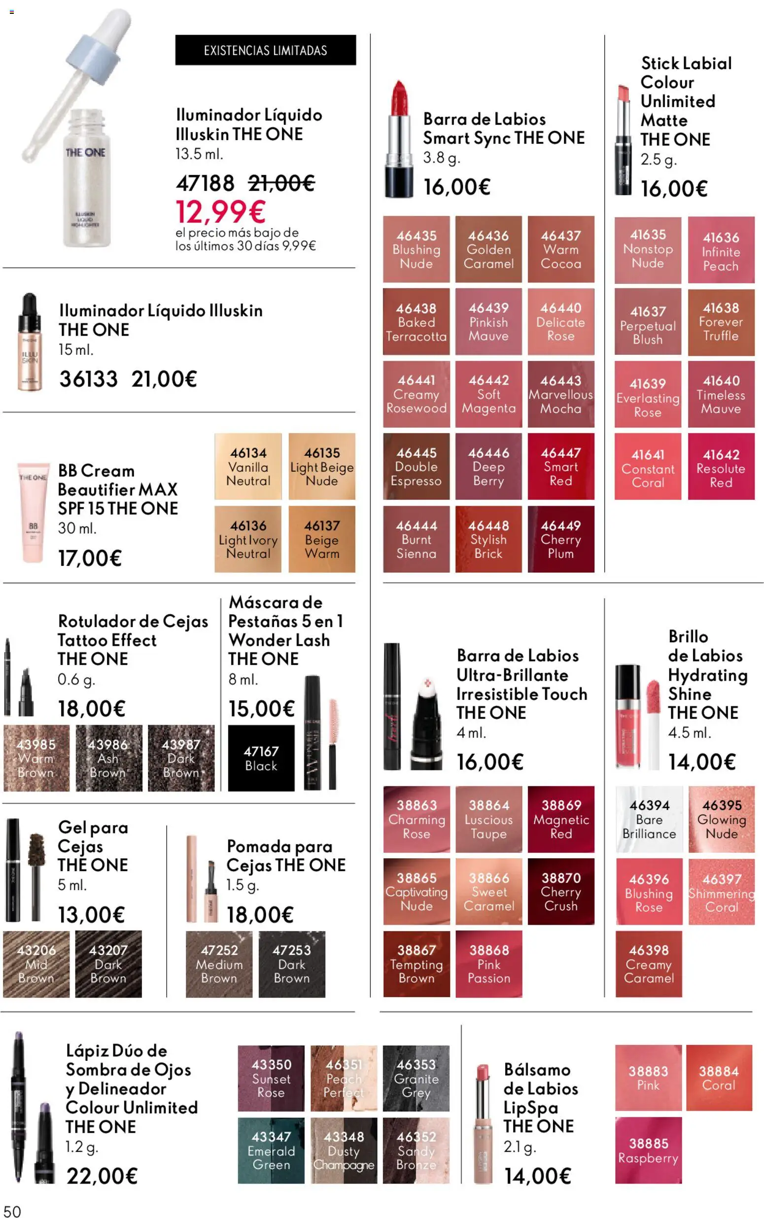 Oriflame - Catálogo Campaña 6 │ válido desde el 22.04.2026 | Página: 50 | Productos: Máscara, Sombra, Delineador, Sombra de ojos