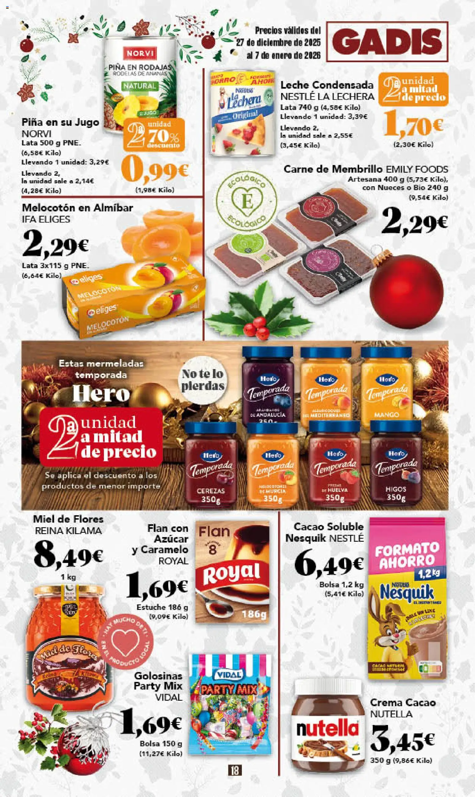 Gadis - folleto │ válido desde el 27.12.2025 | Página: 18 | Productos: Ψηφιακή κάμερα, Φαρίνα, Crema, Σαντιγύ