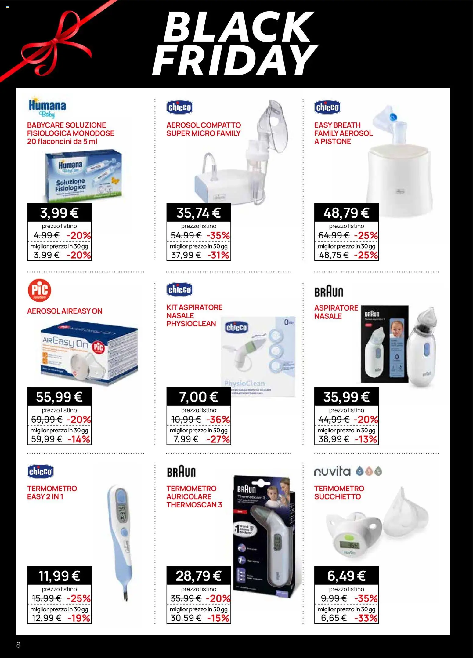 Volantino Prenatal del 13.11.2025 | Pagina: 8 | Prodotti: Mele, Termometro