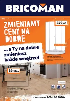 Pogląd oferty "Bricoman Gazetka" - ważna od 07.01.2026