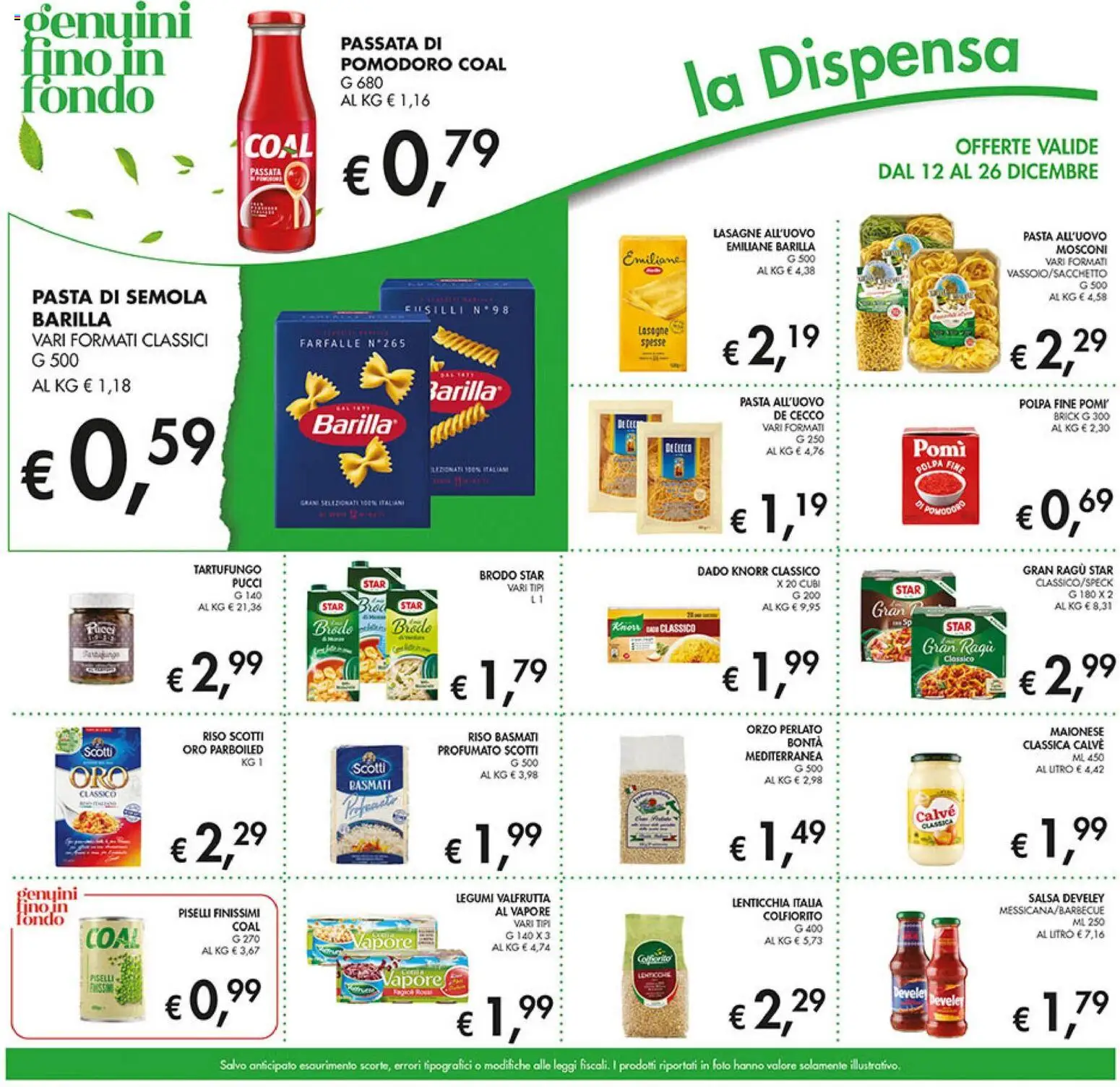 Volantino Coal del 12.12.2025 | Pagina: 19 | Prodotti: Riso Basmati, Pomodoro, Ragú, Fusilli